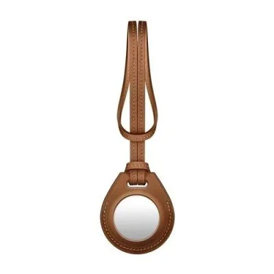 Viva Madrid Airtrax Genuine Leather Bag Charm Case - Caramel